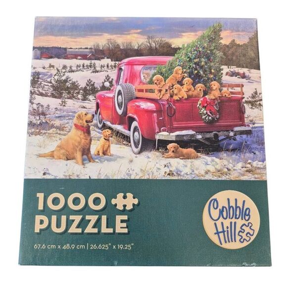 Cobble Hill Family Outing Dogs 1000 pc Jigsaw Puzzle - Picture 7 of 7